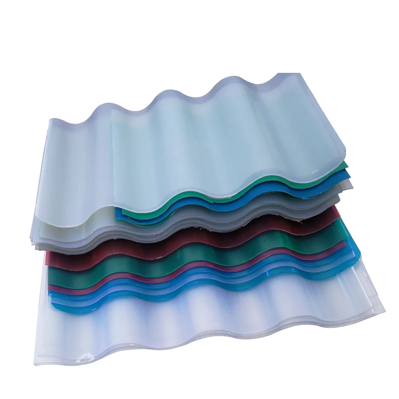 Good Light Transmission UPVC Translucent Corrugated Roof Panels