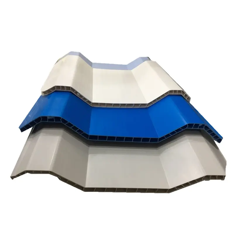 Various Styles of uPVC Hollow Roofing Sheet for Chemical Factory