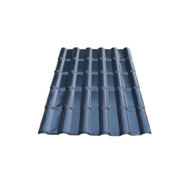 1050mm Dark Grey ASA PVC Synthetic Resin Spanish Roof Tile