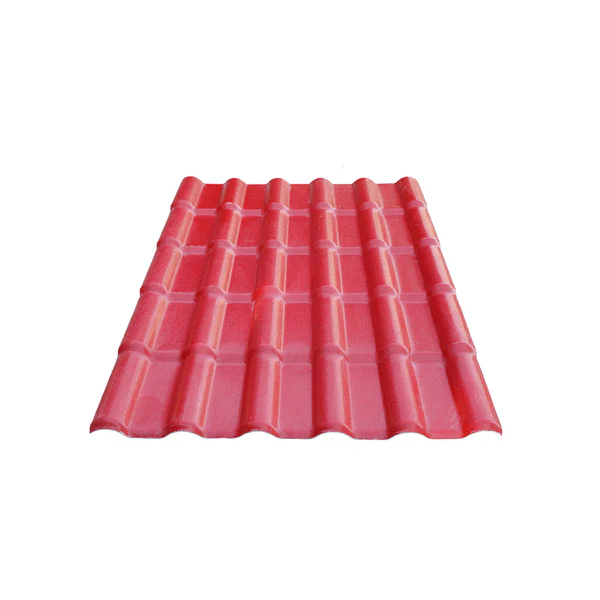1050mm Chinese Red ASA PVC Synthetic Resin Spanish Roof Tile