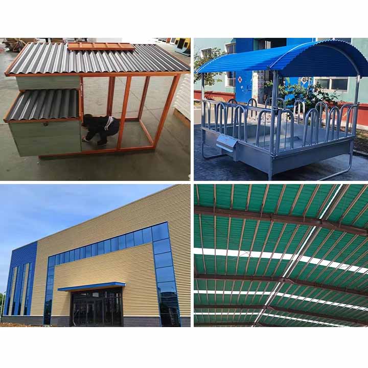 Upvc circular wave roofing sheet for sheds rooftop and factory rooftop and wall